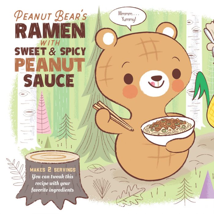 Peanut Bear Sweet & Spicy Peanut Ramen Recipe